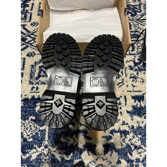 NEW 2976 SMOOTH LEATHER PLATFORM CHELSEA BOOTS WHITE - Picture 8 of 13